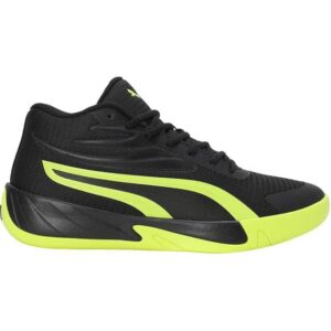 Puma Basketballschuhe Herren Court Pro - Black/Electric Lime