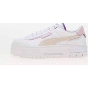 Puma Crashed Mayze Sneakers med Unik Æstetik - Hvid