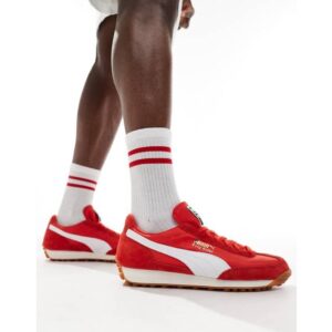 Puma Easy Rider Vintage Sneakers, Red, 40.5, Shoes White
