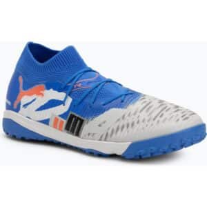 Puma Fußballschuhe Herren Future 8 Match Forever TT - White/Ultra Blue/Feather Gray/Black/Glowing Red