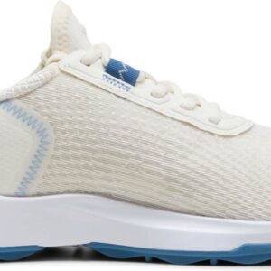 Puma Fusion Crush Sport Vandtætte Dame Golfsko Uden Spikes - Warm White/Blue Horizon - Str. 38 Normal