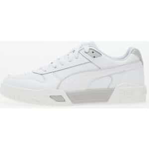 Puma Klassisk Læder Sneaker Uld Guld Logo - Hvid