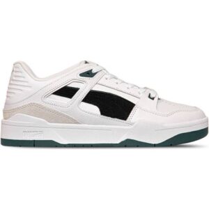 Puma Lav Ruskind Slipstream Sneaker Uld - Hvid/Sort/Grøn