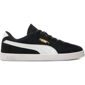 Puma Men's Club II Trainers - Black/White