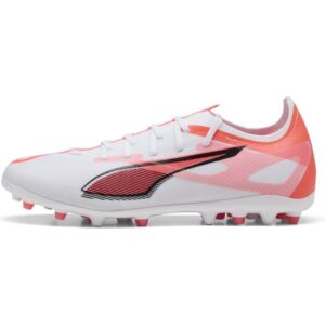 Puma Ultra 5 Match MG Football Boots - Hvid/Sort/Rød