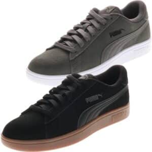 Puma Unisex SMASH V2 Low-Top Trainers, WHITE