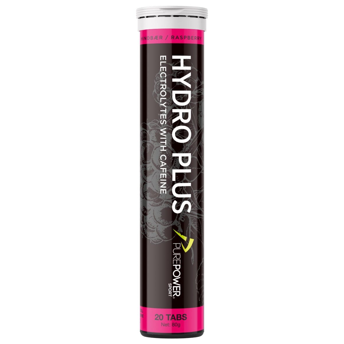 PurePower Hydro Plus Hindbær 20 Tabs