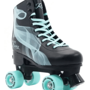 Raven Serena Side-by-Side Rulleskøjte Black/Mint - Justerbar over hele 4 Sko-numre! Str. 39-42