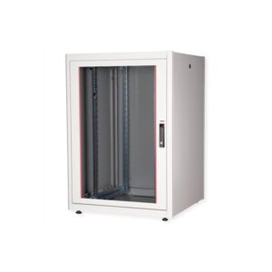 Roline Basic - rack - glass door 800 x 800 (WxD) - 22U