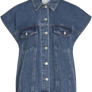 Roujolie Oversized Denim Vest
