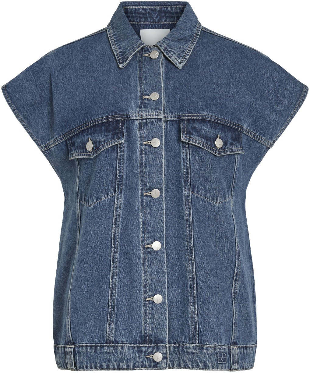 Roujolie Oversized Denim Vest