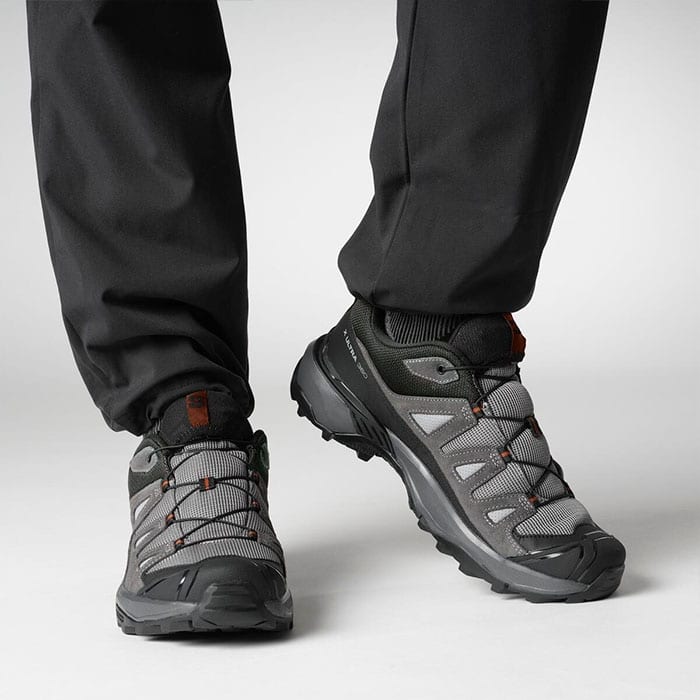 Salomon X Ultra 360 Leather, sharkskin/asphalt/cc-47 1/3 / UK 12 - Vandresko