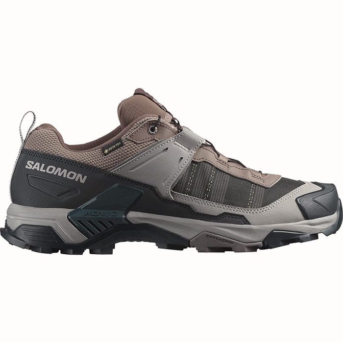 Salomon X Ultra 5 GTX Herre / Mænd, iron/d.navy/gull-42 2/3 / UK 8,5 - Vandresko