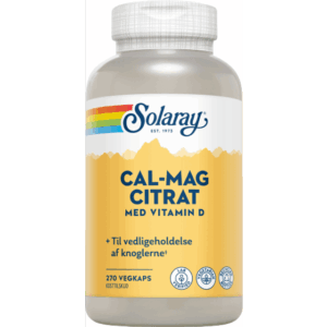 Solaray Cal-Mag Citrate Vitamin D 270 stk