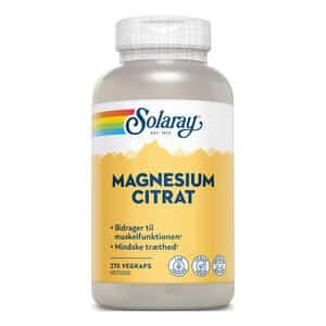 Solaray Magnesium Citrat - 270 kaps.