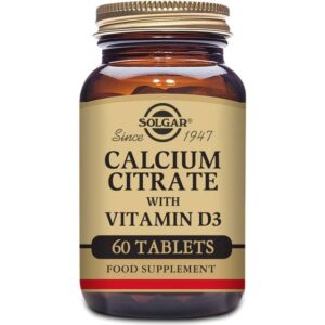 Solgar Calcium Citrate with Vitamin D3 60 stk