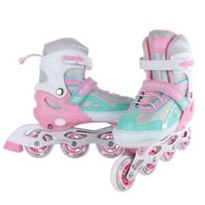 StreetRider Inliners Rulleskøjte Mint - HURTIG LEVERING - Justerbar over hele 4 Sko-numre! Str. 37-40