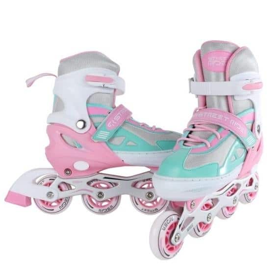 StreetRider Inliners Rulleskøjte Mint - HURTIG LEVERING - Justerbar over hele 4 Sko-numre! Str. 37-40