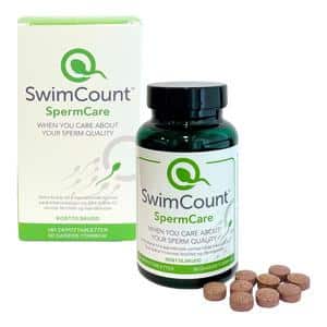SwimCount SpermCare kosttilskud - 180 stk.