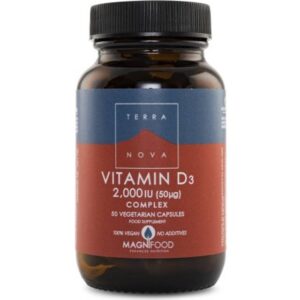 Terra Nova Vitamin D3 2000 IU 50 stk