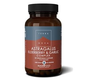 Terranova Astragalus elderberry & garlic • 50 kapsler