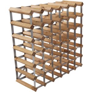 Traditional wine rack Vinreol Saml-Selv Lys Eg 42 flasker