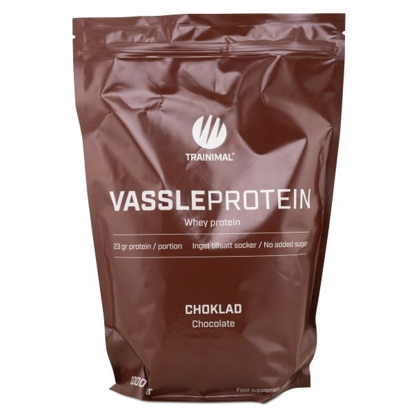 Trainimal Valleprotein, Chokolade, 1 kg