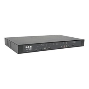 Tripp Lite Eaton series 16-Port Cat5 KVM over IP Switch with Virtual Media - 1 Local & 1 Remote User 1U Rack-Mount TAA