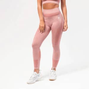 V3 Apparel Excel Seamless Scrunch Leggings - Pink - Træningstøj til Kvinder