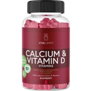 VitaYummy Calcium & Vitamin D Raspberry Gummies 60 stk