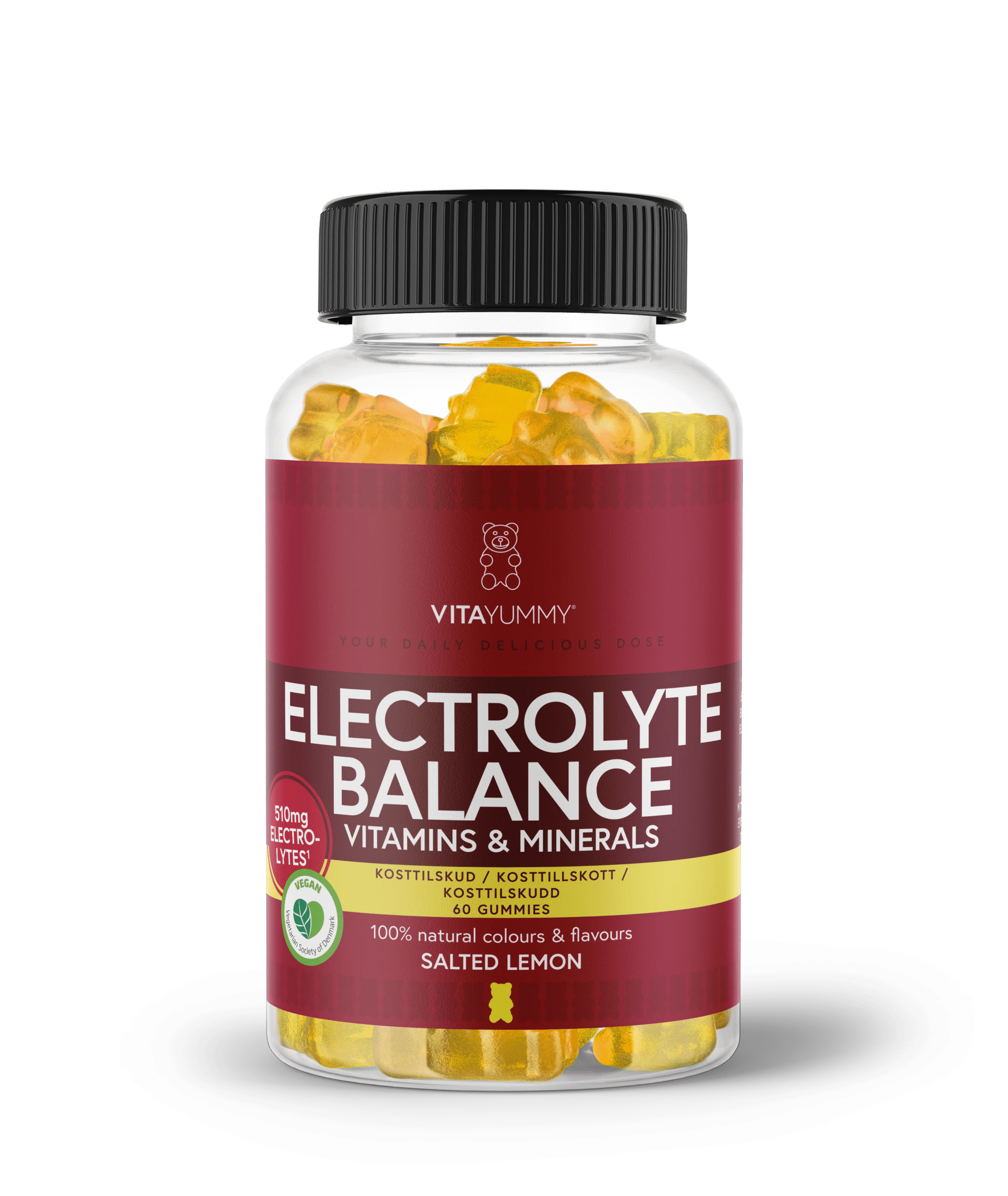VitaYummy Electrolyte Balance - Salted Lemon (60 stk) - Kosttilskud