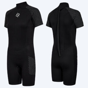 Watery våddragt til damer - Kortærmet Duncan (3mm) - Sort - Våddragt til paddleboard/SUP