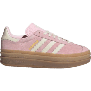 adidas Gazelle Bold Sko - Clear Pink/Cream White/Gold Metallic
