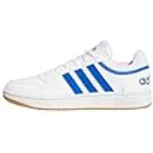 adidas Hoops 3.0 Mens Trainers - Hvid/Blå/Gummi