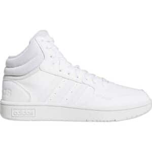 adidas Hoops 3.0 Mid Classic W - Cloud White/Cloud White/Dash Grey