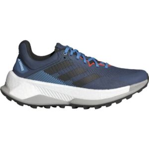 adidas Men's Terrex Soulstride Ultra Trail Running Shoes - Wonder Steel/Core Black/Pulse Blue