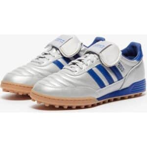 adidas Mundial Team Sko - Silver Metallic/Royal Blue/Gum
