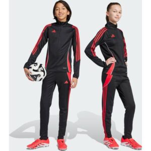adidas Tiro 24 Slim Kids Træningsbukser - Black/Pure Ruby