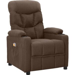 vidaXL massagestol stof Lænestol