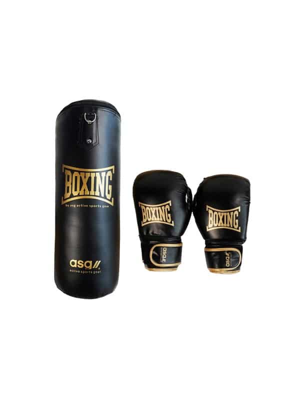 ASG Boksesæt Junior 18 kg. - Sort/Guld