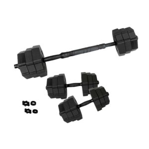 ASG HEX Justerbart Vægtsæt 15 kg. - Sort/Sort