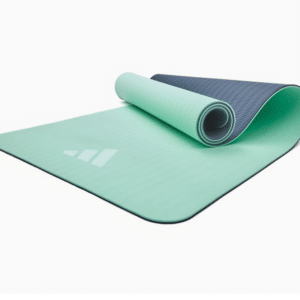 Adidas Dobbeltsidet 6mm Yogamåtte - 6mm - Blå/Mint
