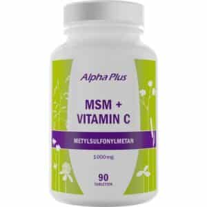 Alpha Plus MSM + Vitamin C 90 stk