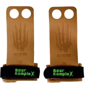 Bear KompleX Læder Grips Tan - 2 Hole str. L