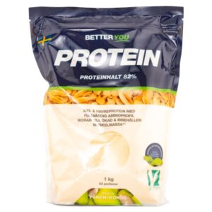 Better You Ærte- & Havreprotein, Kokos/pære, 1 kg