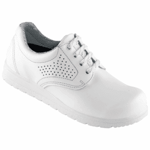 Euro-Dan CLASSIC sko med snøre, ankelpolstring og perforering 122-01 - OUTLET - Hvid / 41 - Fodtøj - DISCOUNT - Euro-Dan Footwear