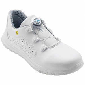 Euro-Dan DYNAMIC ESD sko med stålwire lukning Snaplock og ankelpolstring 1936-01 - OUTLET - Hvid / 44 - Fodtøj - EN ISO 20347: 2012 O1 + SRC - Euro-Dan Footwear
