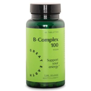 Great Earth B-Complex 100 mg, 60 tabletter