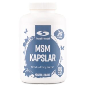 Healthwell MSM Kapsler, 180 kapsler