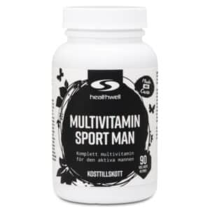 Healthwell Multivitamin Sport Man, 90 kapsler